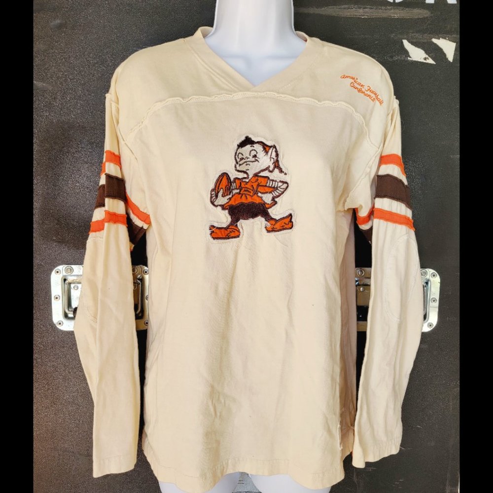 Women's Reebok Vintage Collection Cleveland Browns Brownie Jersey